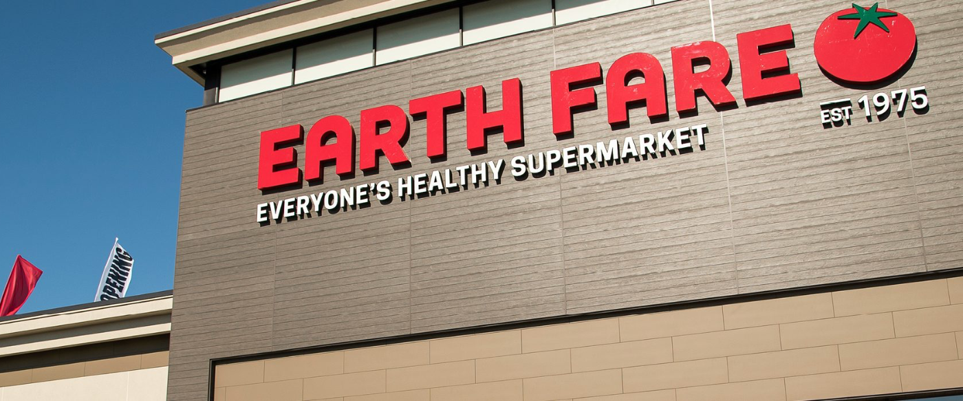 Earth Fare store signage