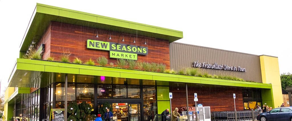 Exterior photo of New Seasons Market storefront