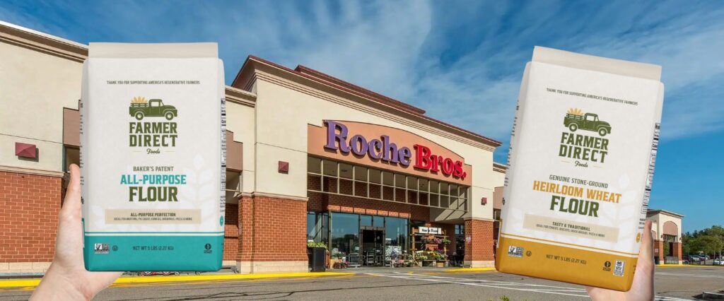 Farmer Direct flour at Roche Bros